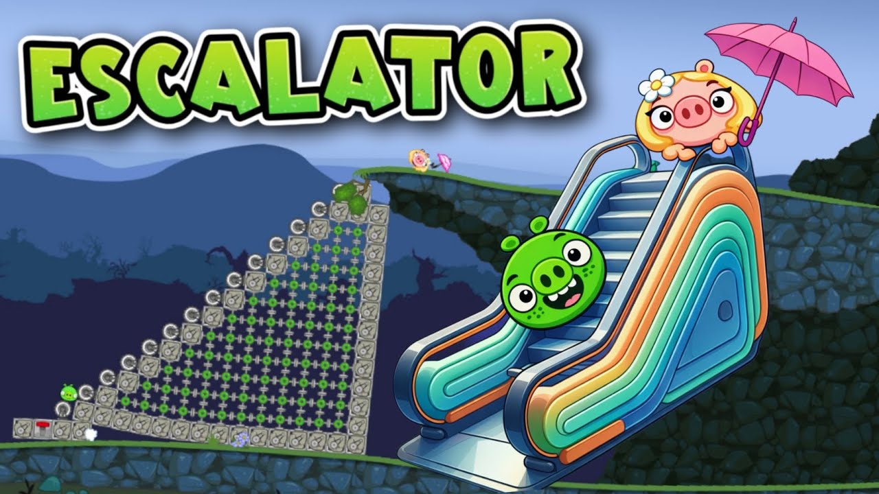 ESCALATOR - Bad Piggies Inventions