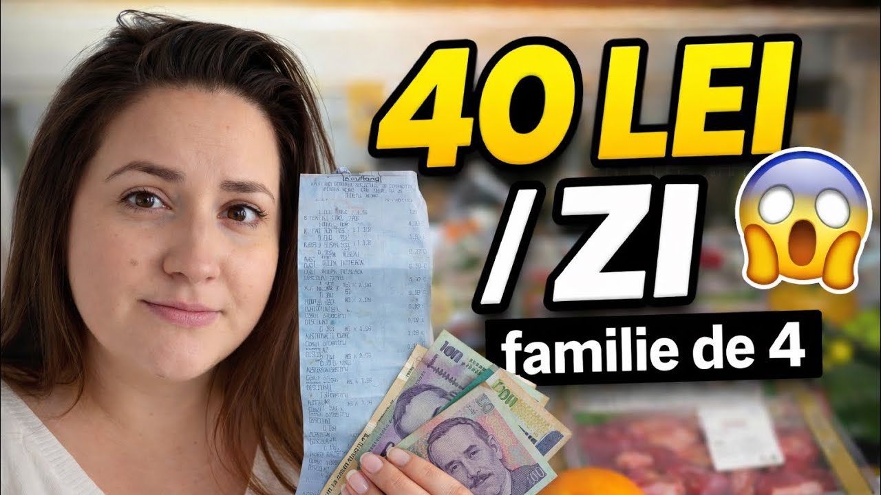 EXPERIMENT: Gătesc 3 mese cu 40 de lei pentru o familie de 4 persoane / Te poți descurca în 2026?