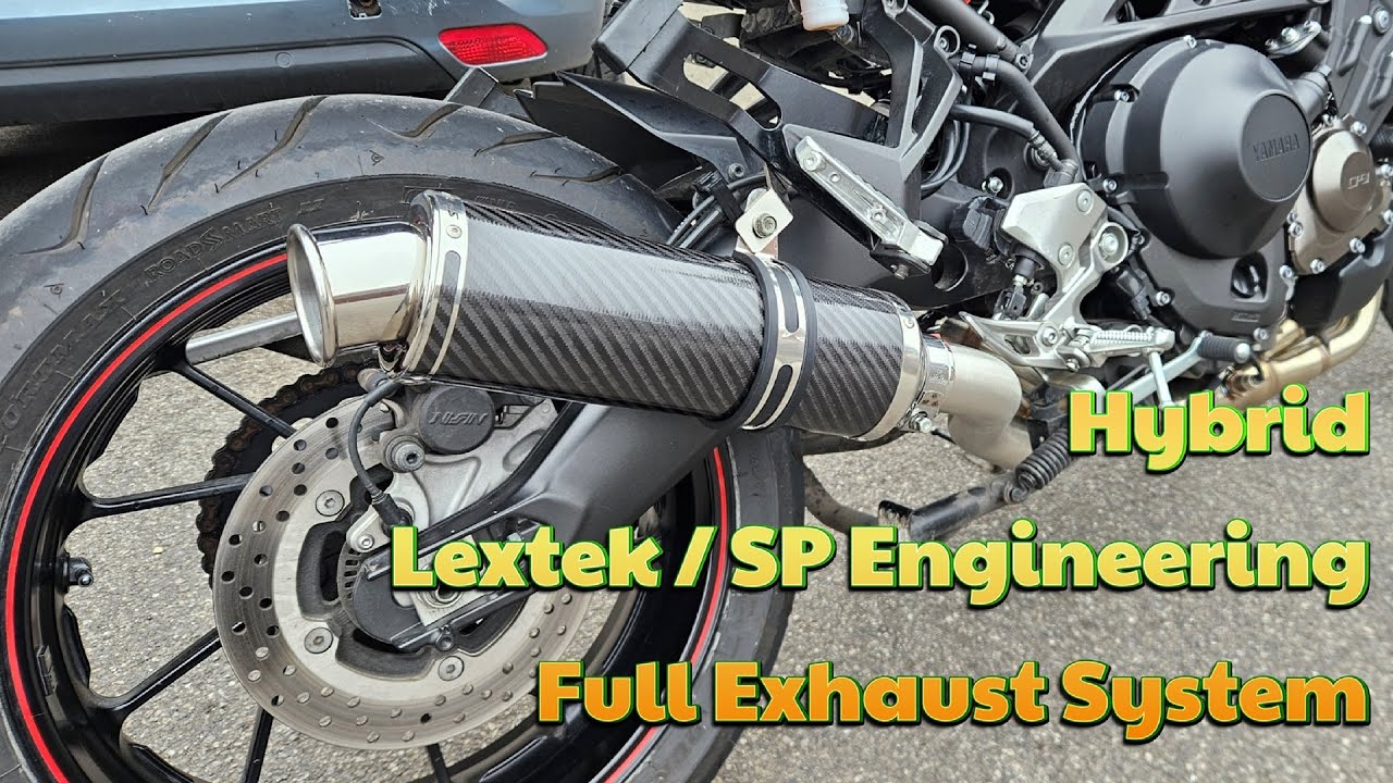 Yamaha Tracer 900 GT | Полностью гибридная выхлопная система | Lextek & SP Engineering