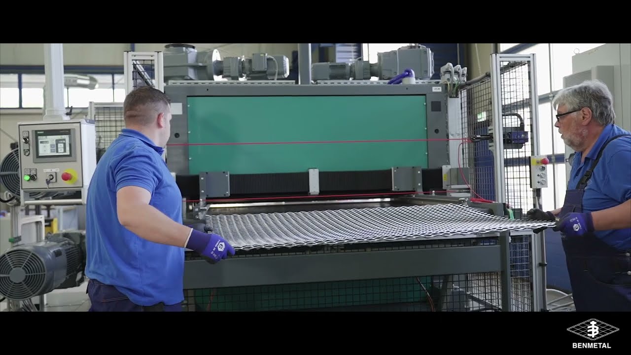 Update 2023: Automatic BENDER SP1600 Expanded Metal Production Line