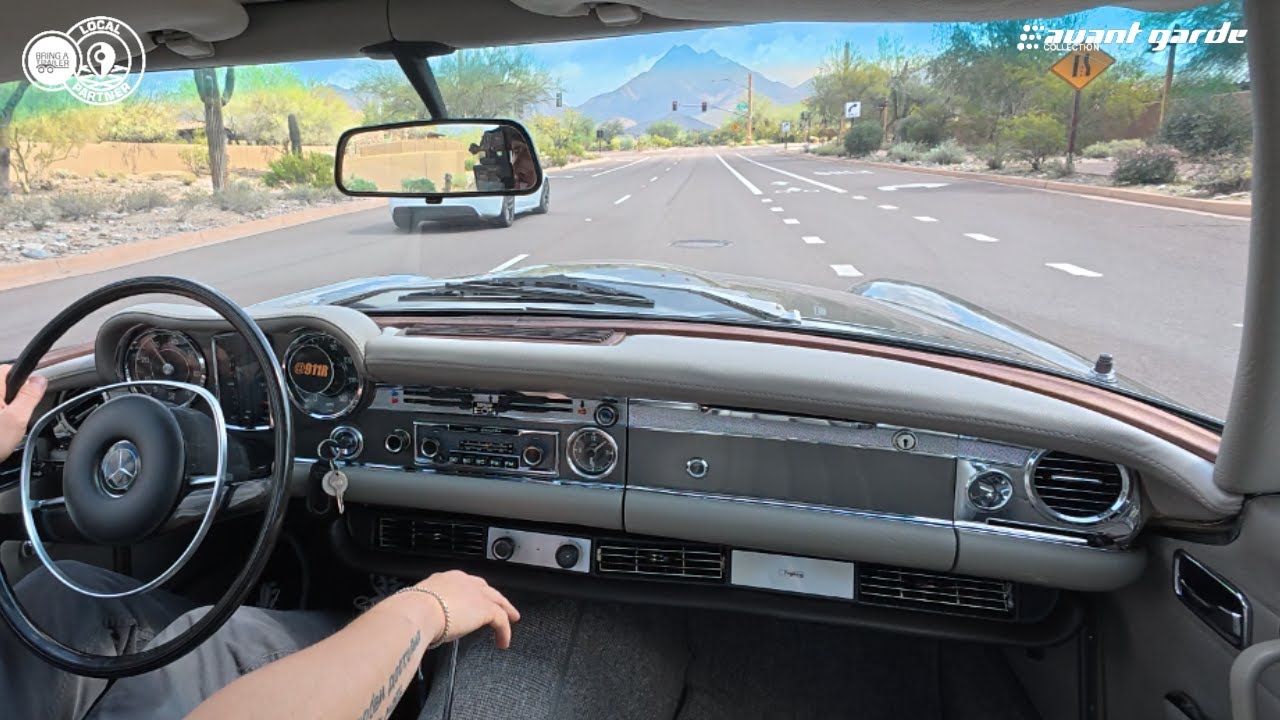1969 Mercedes-Benz 280SL 4-Speed Test Drive (External Mic)