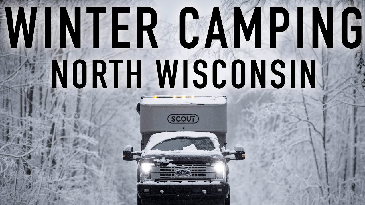 ❄️ Winter Truck Camping in Northern Wisconsin | Snowy Scout Kenai Adventure