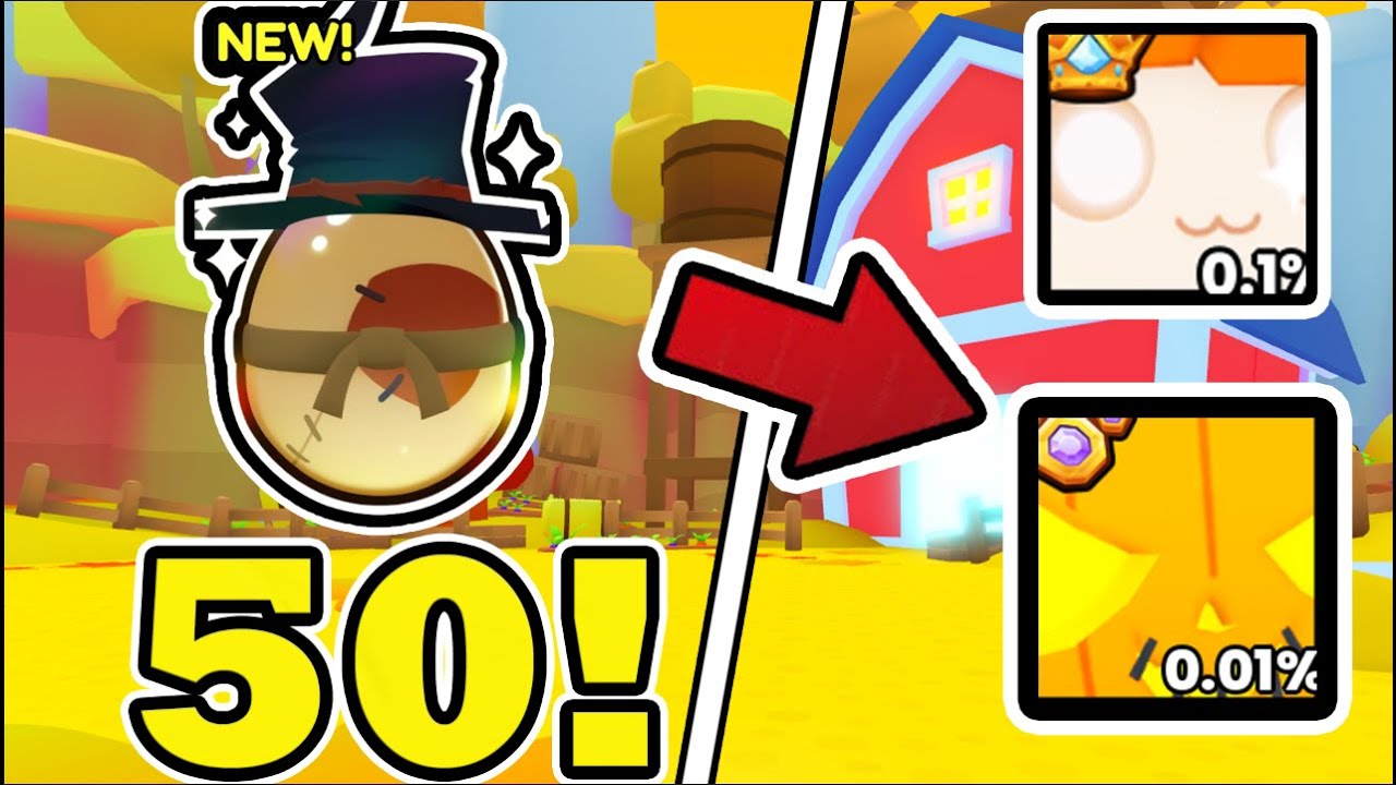 OTWORZYŁEM 50 NOWY EXCUSIVE JAJEK W PET SIMULATOR 99 w roblox