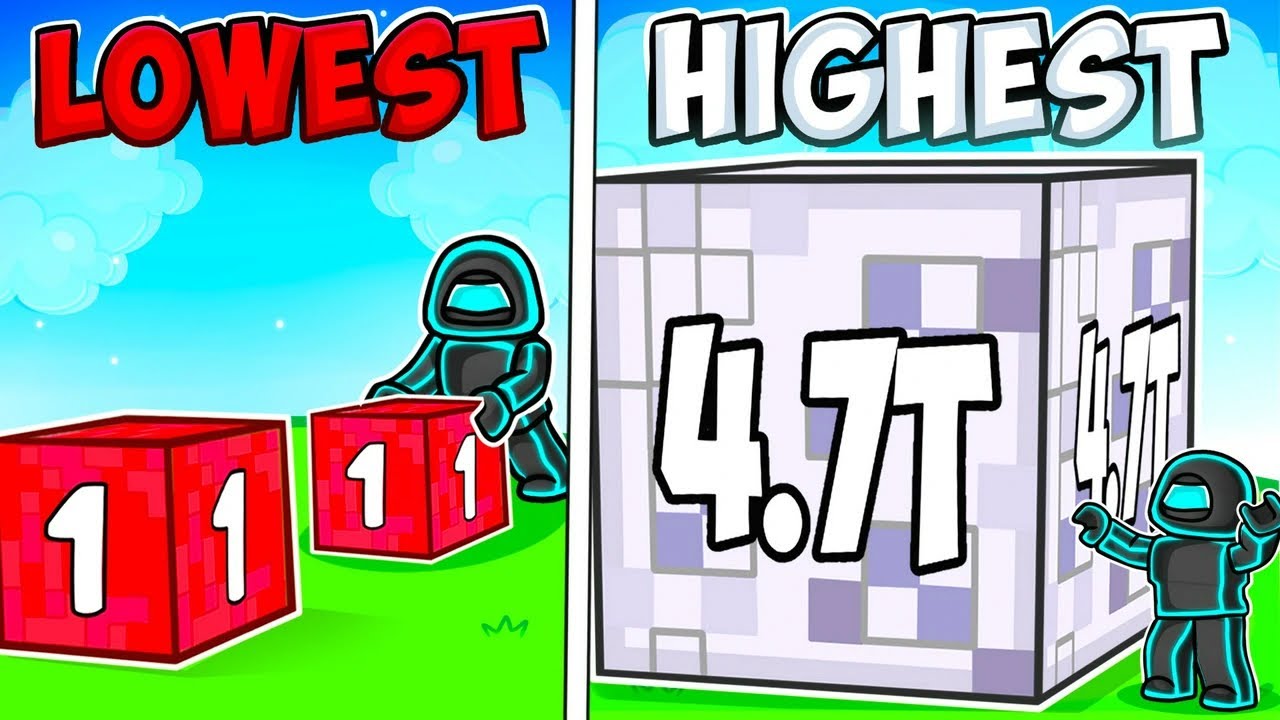 Merging Blocks To The Highest Level In Roblox Merge Simulator
