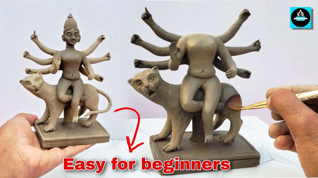 🪷Maa Sherawaliye Making process/Easy for Beginners/Navratri Special