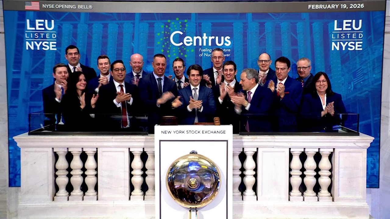 Centrus Energy (NYSE: LEU) Rings The Opening Bell&reg;