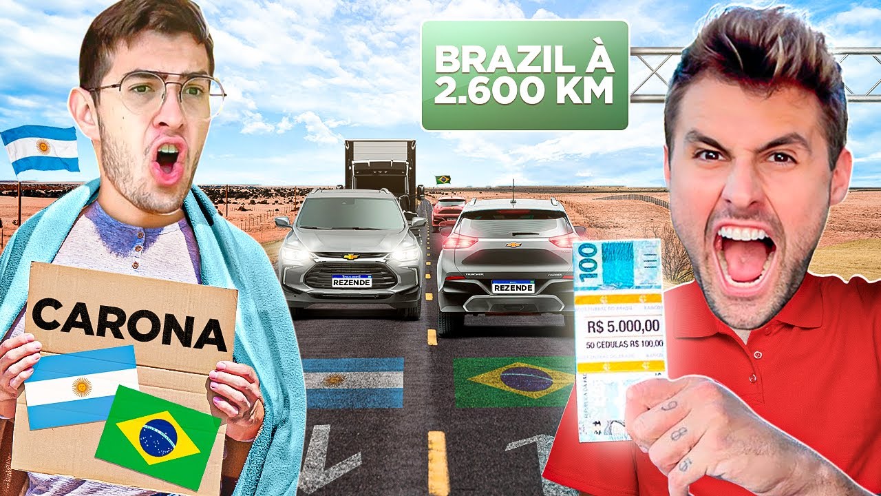 Deixei Meus Amigos Na ARGENTINA Com 100R$!!