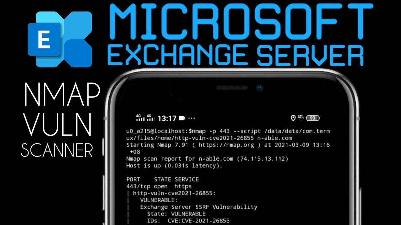 NMAP : Microsoft Exchange Server Vulnerability Scanner | Microsoft Exchange Scanner CVE-2021-26855