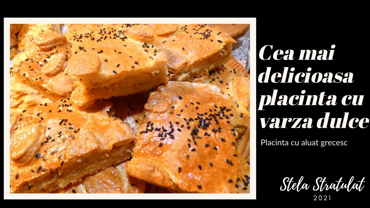 #Placinte#PlacinteCuVarza Cea mai delicioasa placinta cu varza dulce din aluat grecesc.