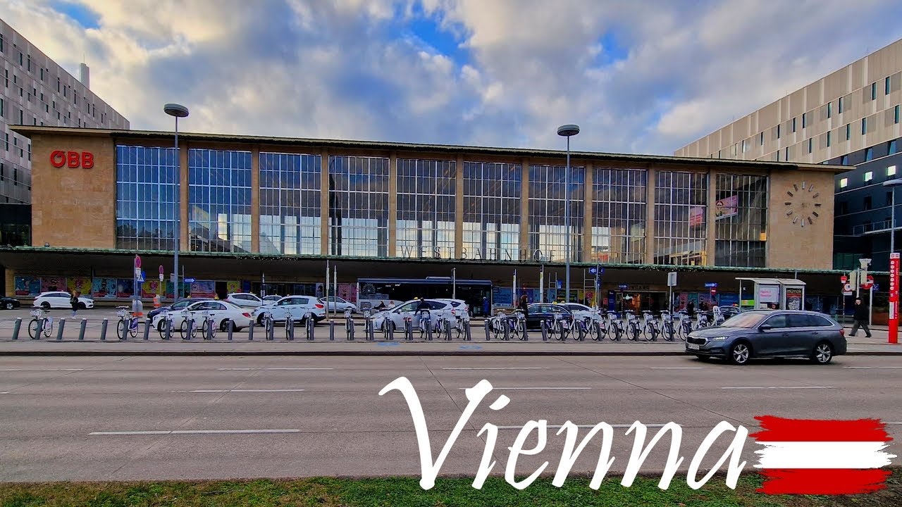 Vienna West Station (Wien Westbahnhof), Walking Tour | 4k