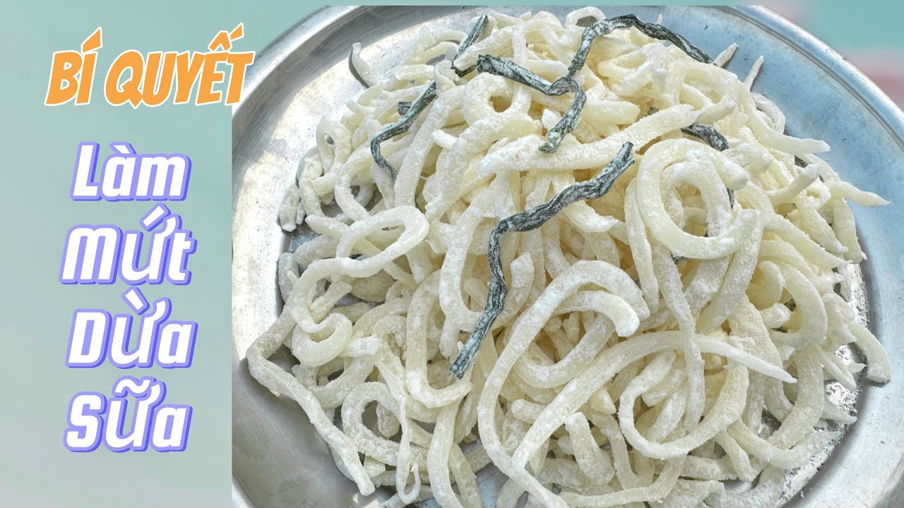 Советы по приготовлению вкусного, сухого джема из кокосового молока, который не тает.