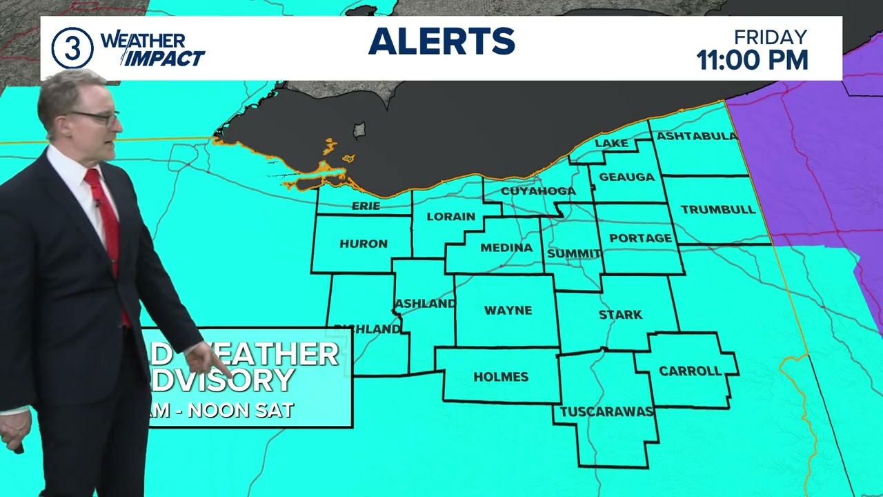 Cleveland area weather forecast: Wind gusts overnight, plunging wind chills for Saturday morning