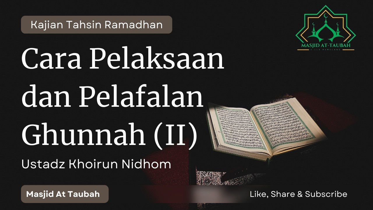 Ust.Khoirun Nidhom Lc. MA Tema 