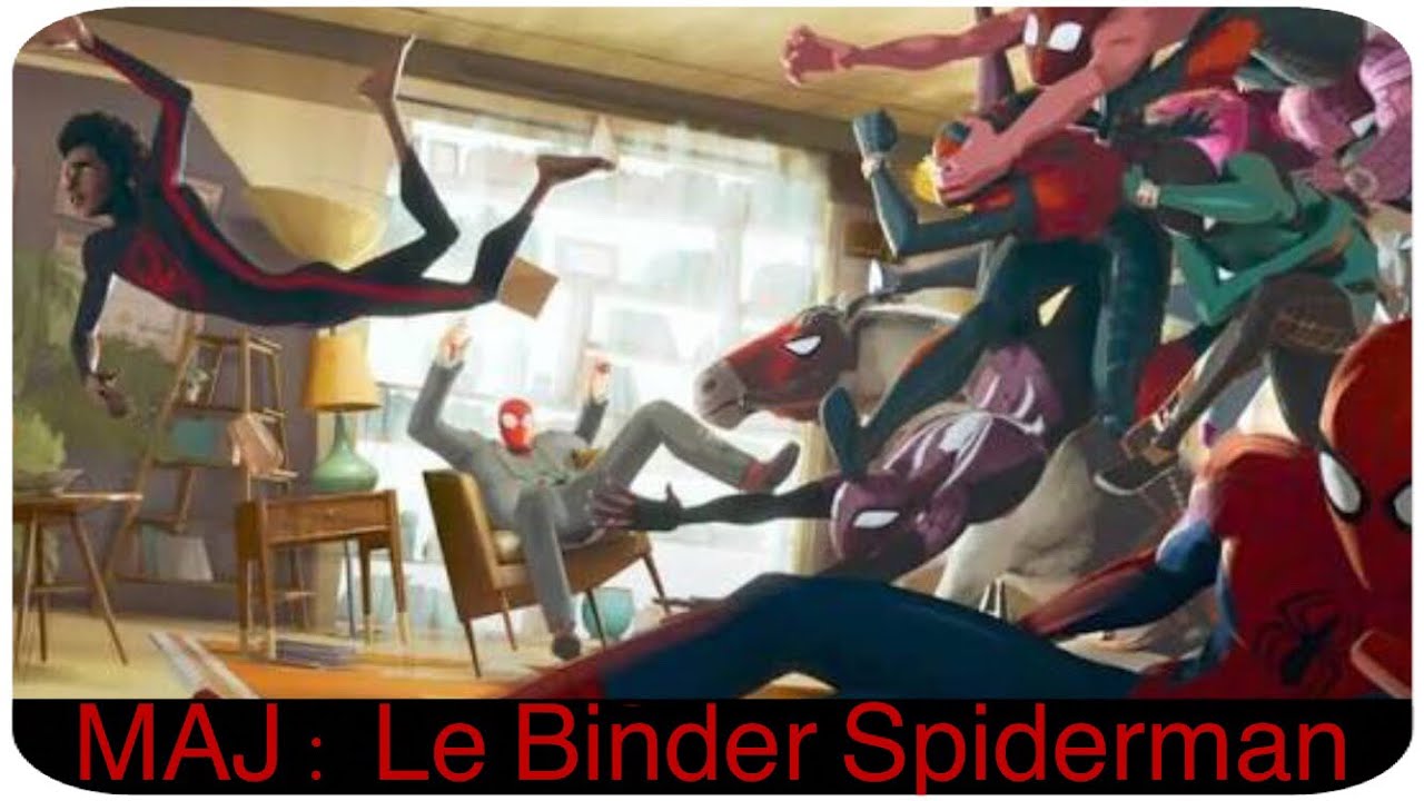 Partie 2 sur l UB Spiderman : le Binder avec les cartes 