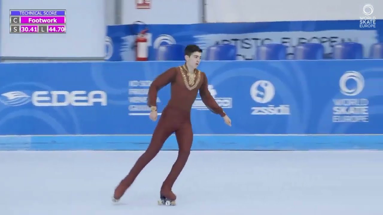 Giacomi Gianmaria SP Cat. Junior - Artistic European Championship  2025 Italy