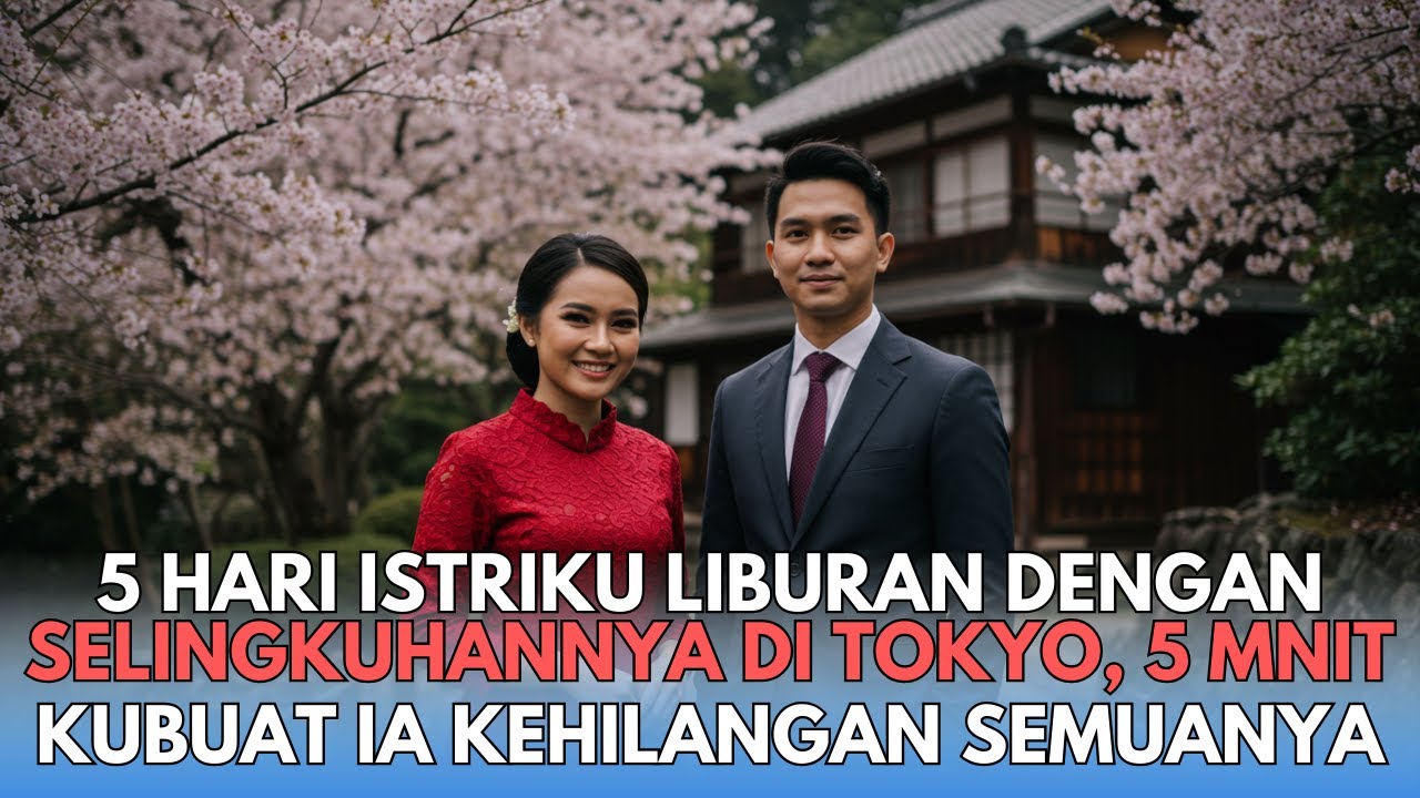 5 HARI ISTRIKU DI TOKYO BERSAMA SELINGKUHANNYA. 5 MENIT SAJA KUBUAT DIA KEHILANGAN SEGALANYA!