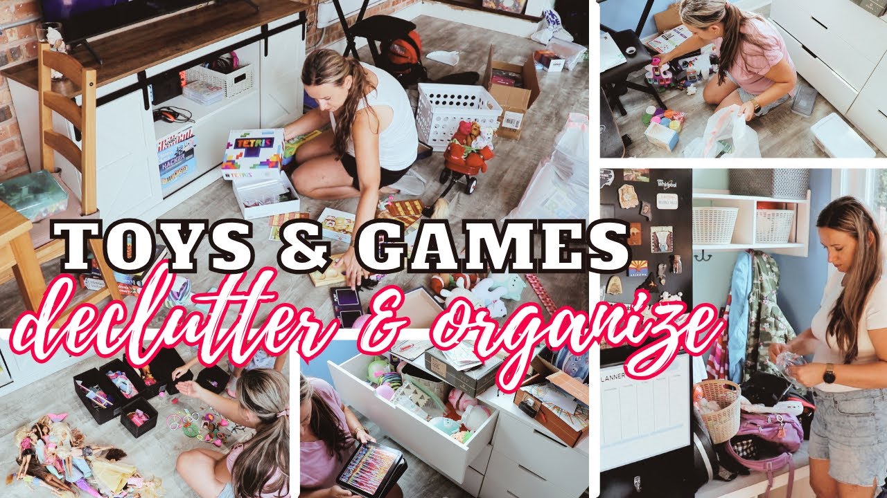 2024 SUMMER DECLUTTER AND ORGANIZE | BACK TO SCHOOL PREP ROUTINE | HOME MANAGEMENT | TOY DECLUTTER