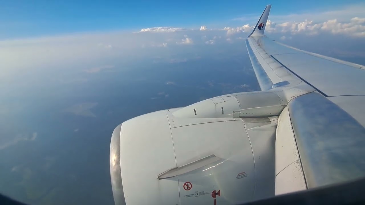 Malaysian Airline (MH789) landing in (KLIA)Kuala Lumpur, Malaysia from (BKK)Bangkok,  Thailand.