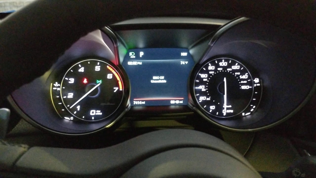 Cycling through the different modes with EC in 88 (ESC/FCW OFF MODE)