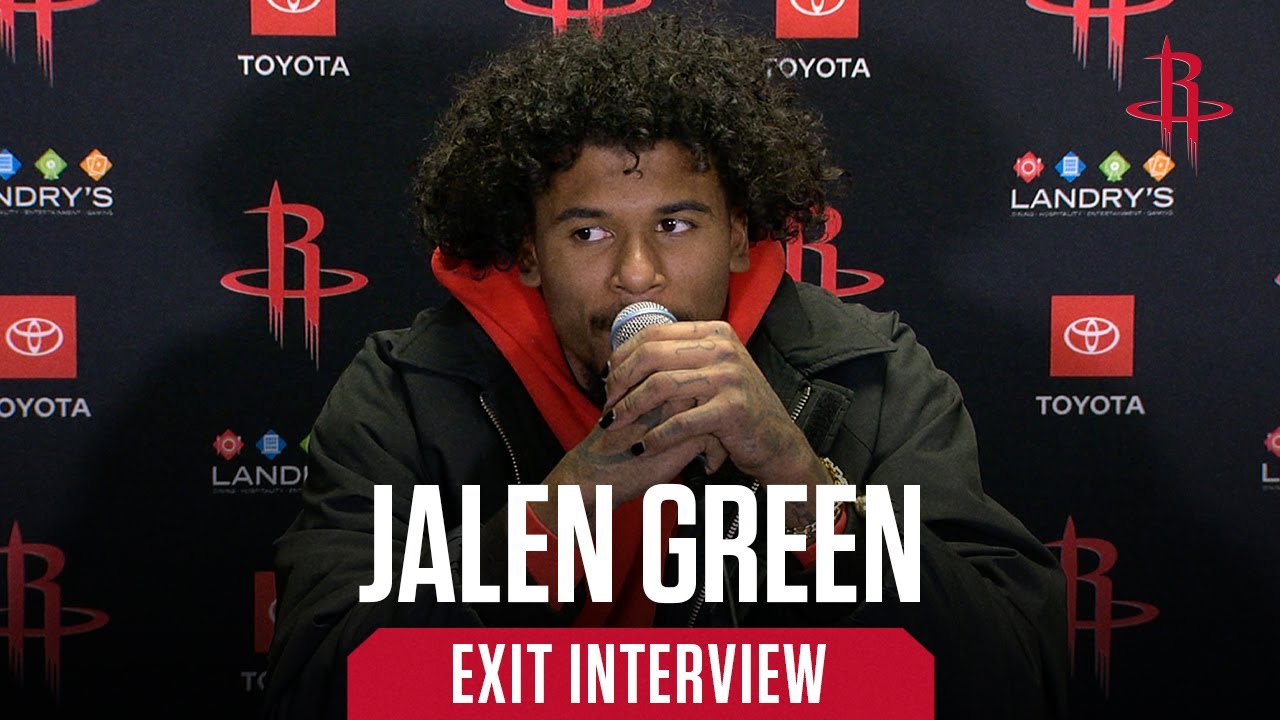 Jalen Green Exit Interview 23-24 | Houston Rockets