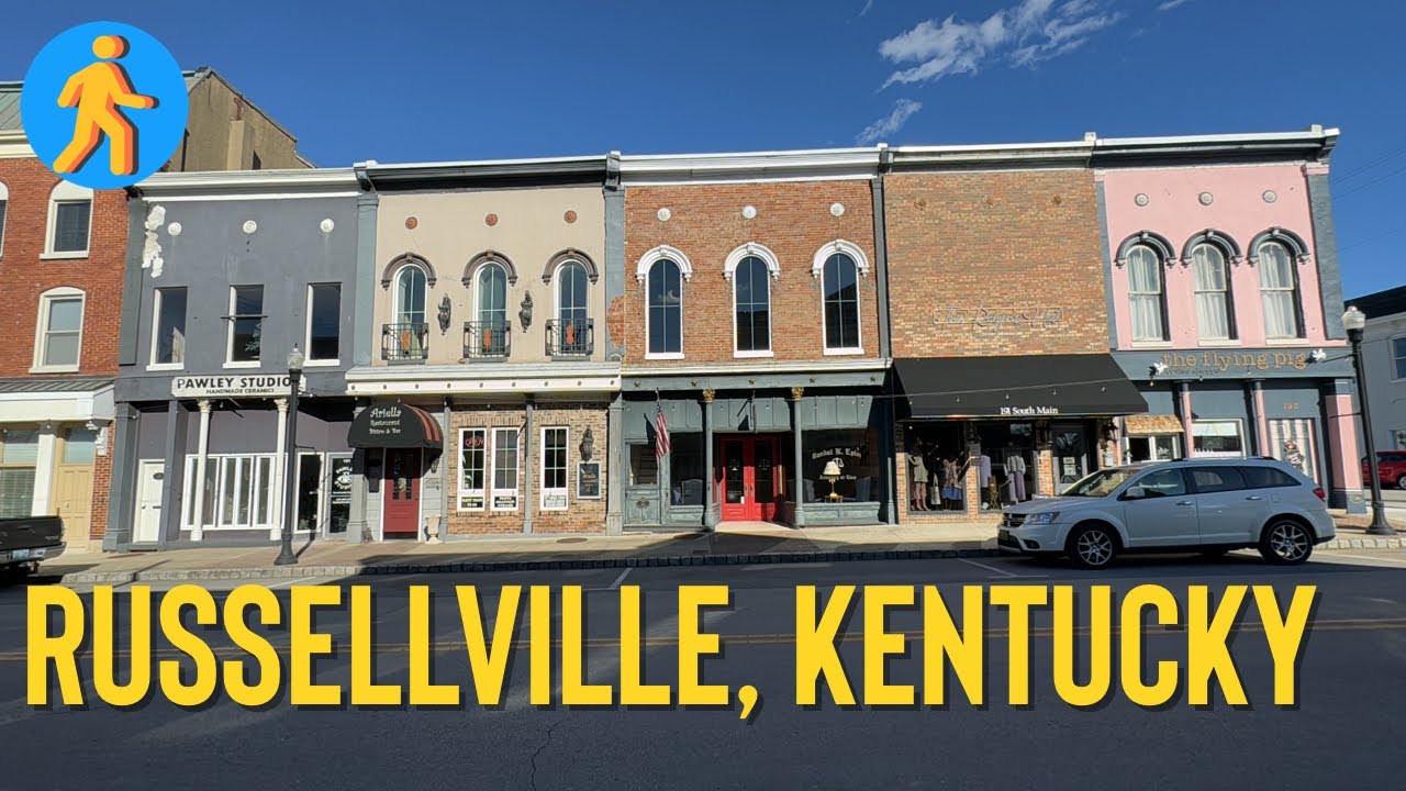 Quick Walk in Downtown Russellville, Kentucky