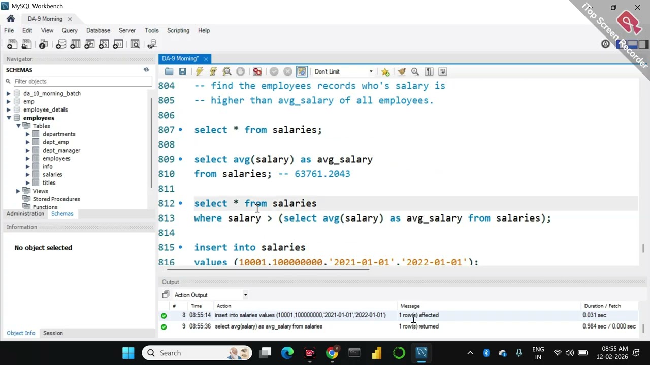 SQL lecture - 15 | SQL Subquery | NMD PVT LTD