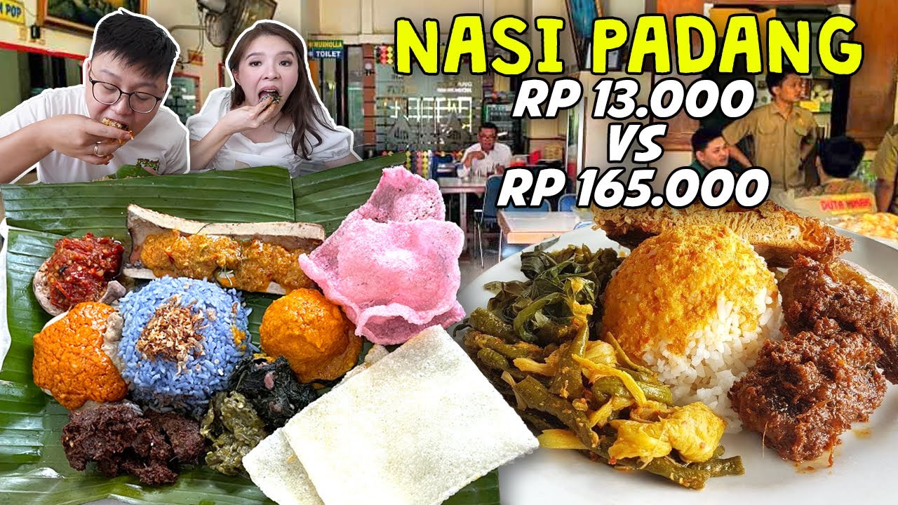 NASI PADANG RP 13.000 Vs RP 165.000 !!