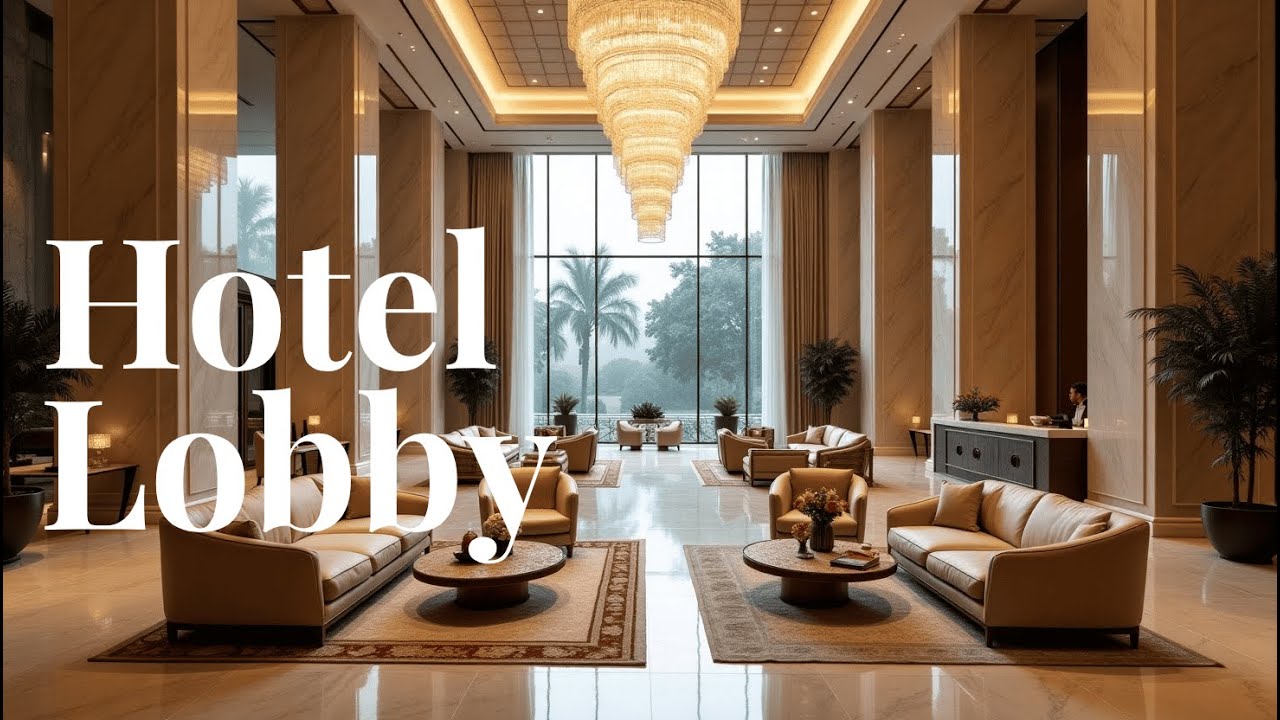 Hotel Lobby | Elegant Calm Music for Relaxation, Reading & Refreshing Moments