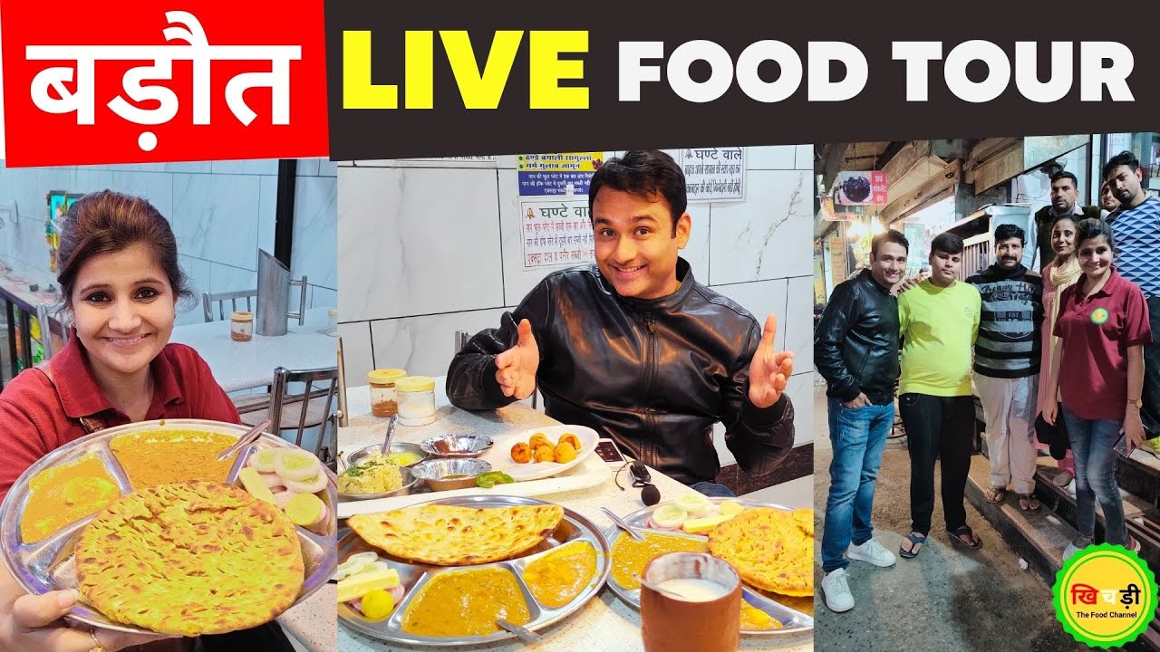 Baraut Food Tour Live From Ghatta Bazar To Gandhi Chowk 🥳 Uttar Pradesh Street Food