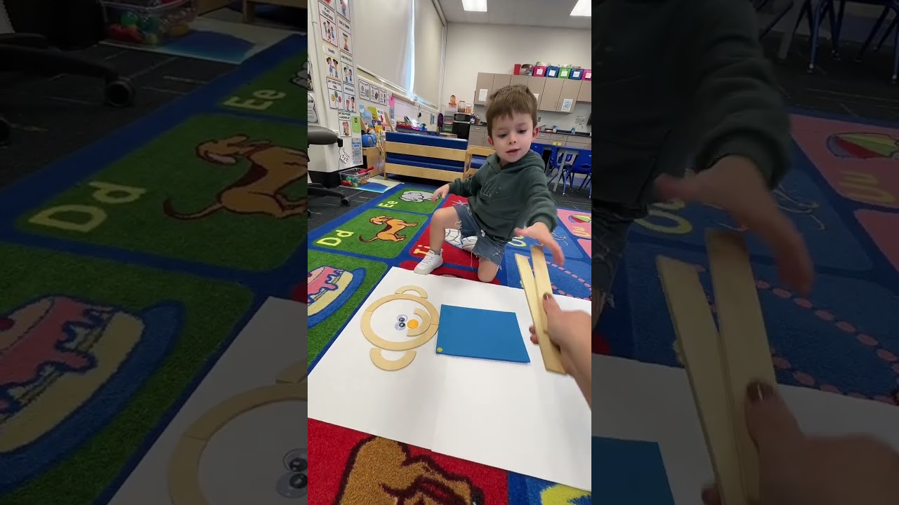 In our classroom, we use Mat Man from the Handwriting Without Tears curriculum to learn how to draw
