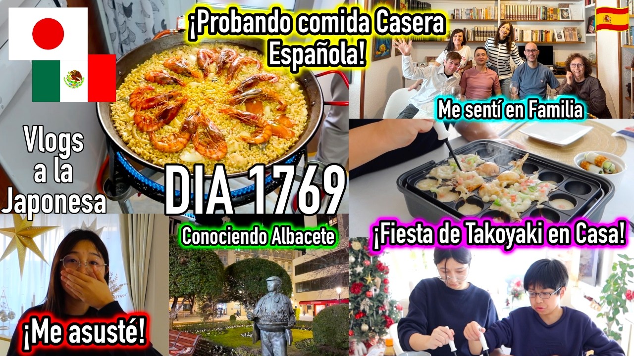 Anda sin Energía ¡Fiesta de Takoyaki! 🇯🇵 + Auténtica PAELLA Española  🇪🇸 - Ruthi San ♡ 17-01-26