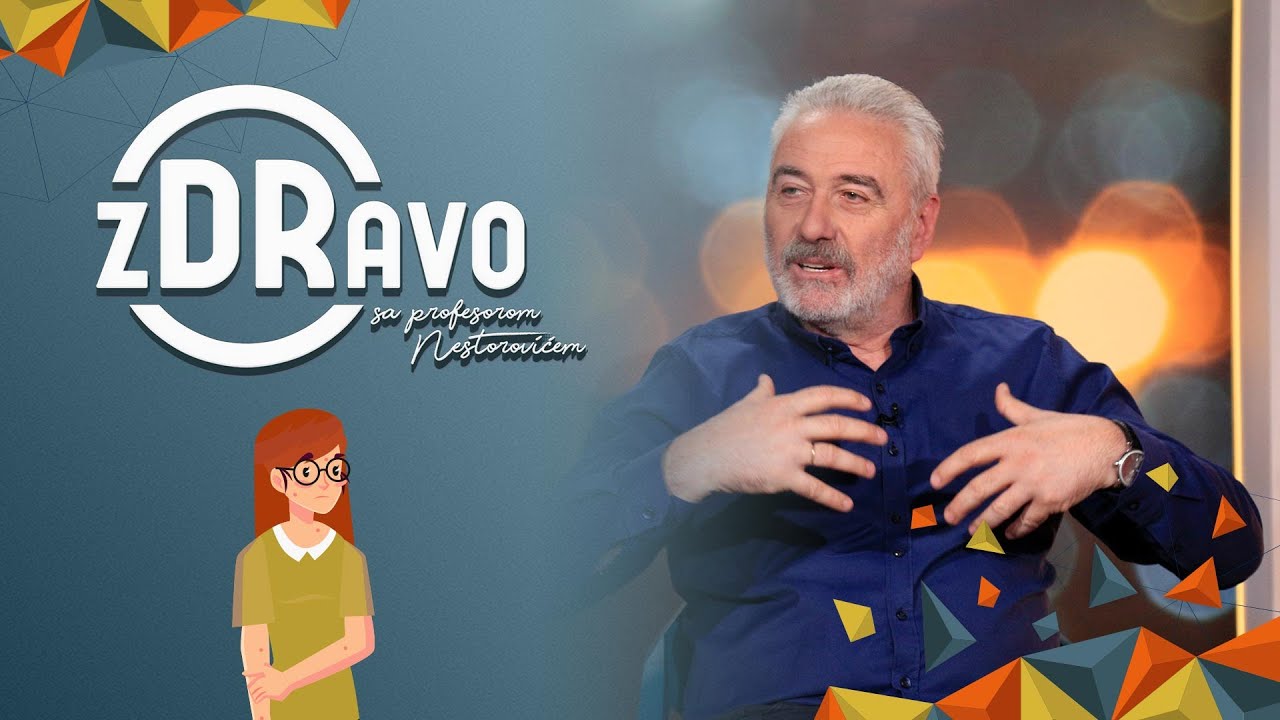 ZDRAVO SA PROFESOROM NESTOROVIĆEM – Šta izaziva, a šta leči ekcem? Epizoda 15