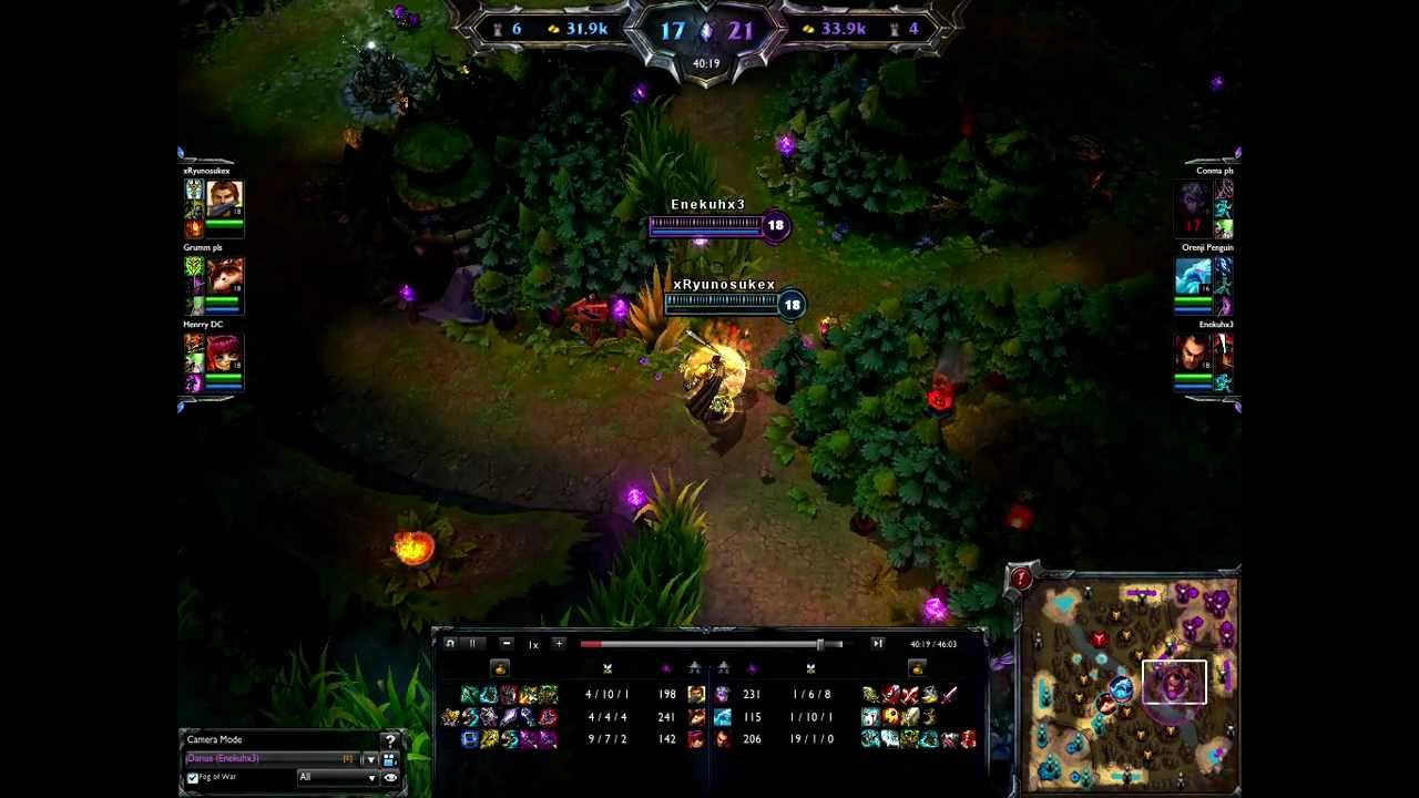 League Of Legends Garen and Darius Epic Battle ft. Troll Teemo