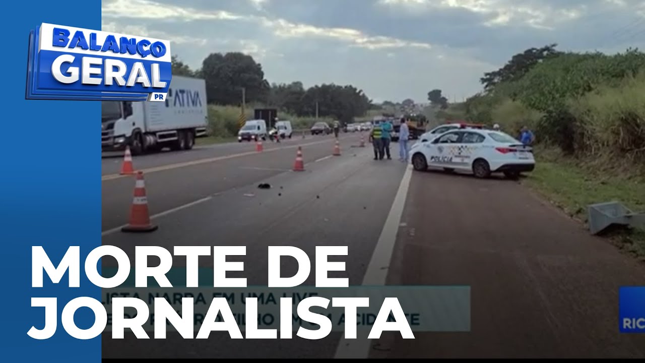 Jornalista narra em uma live a morte do próprio filho em um acidente
