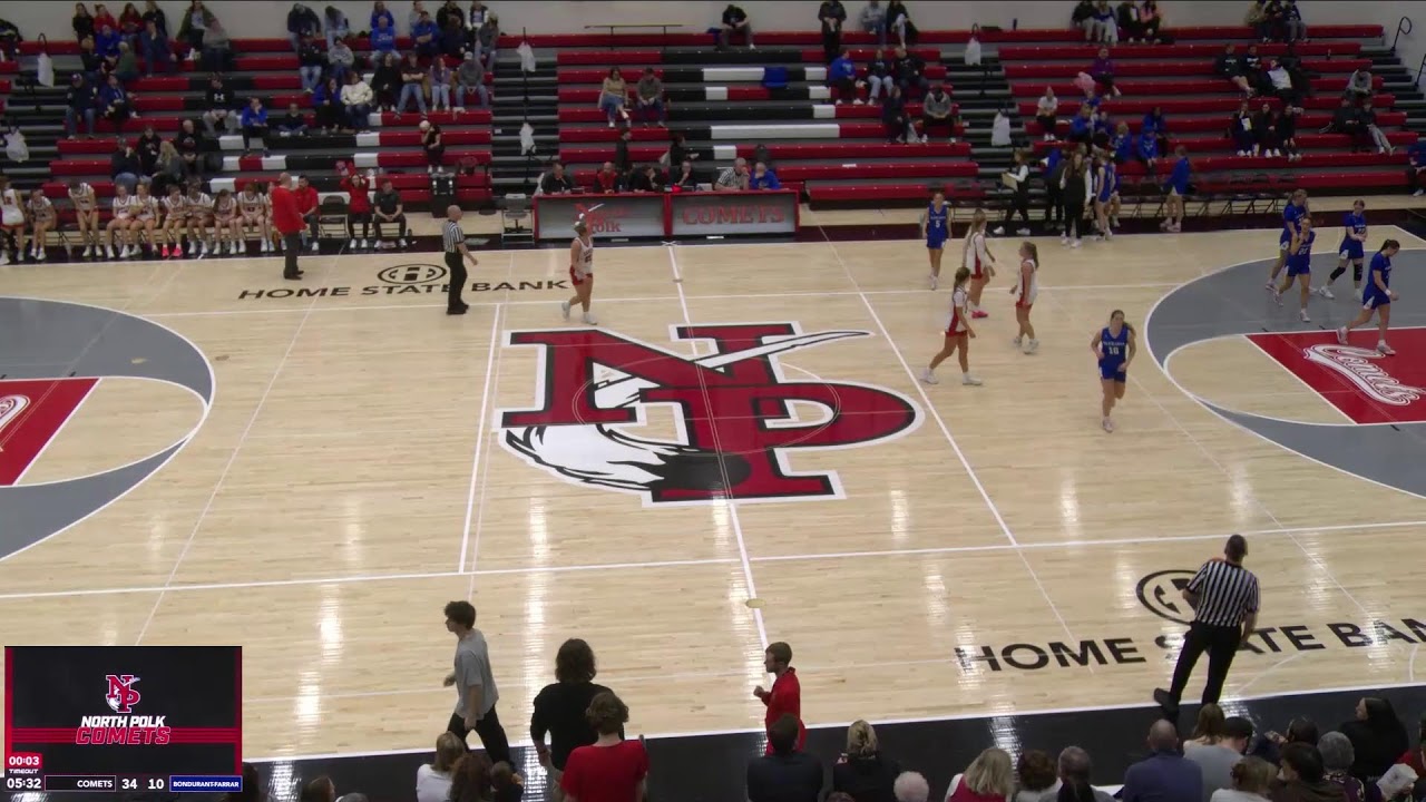 North Polk High vs Bondurant-Farrar High School Girls' JuniorVarsity Basketball