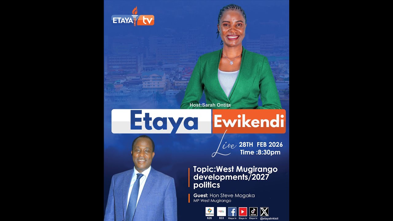 Live||Etaya Ewikendi:West Mugirango Developments/2027 Politics With Hon.Steve Mogaka (MP W.Mugirango
