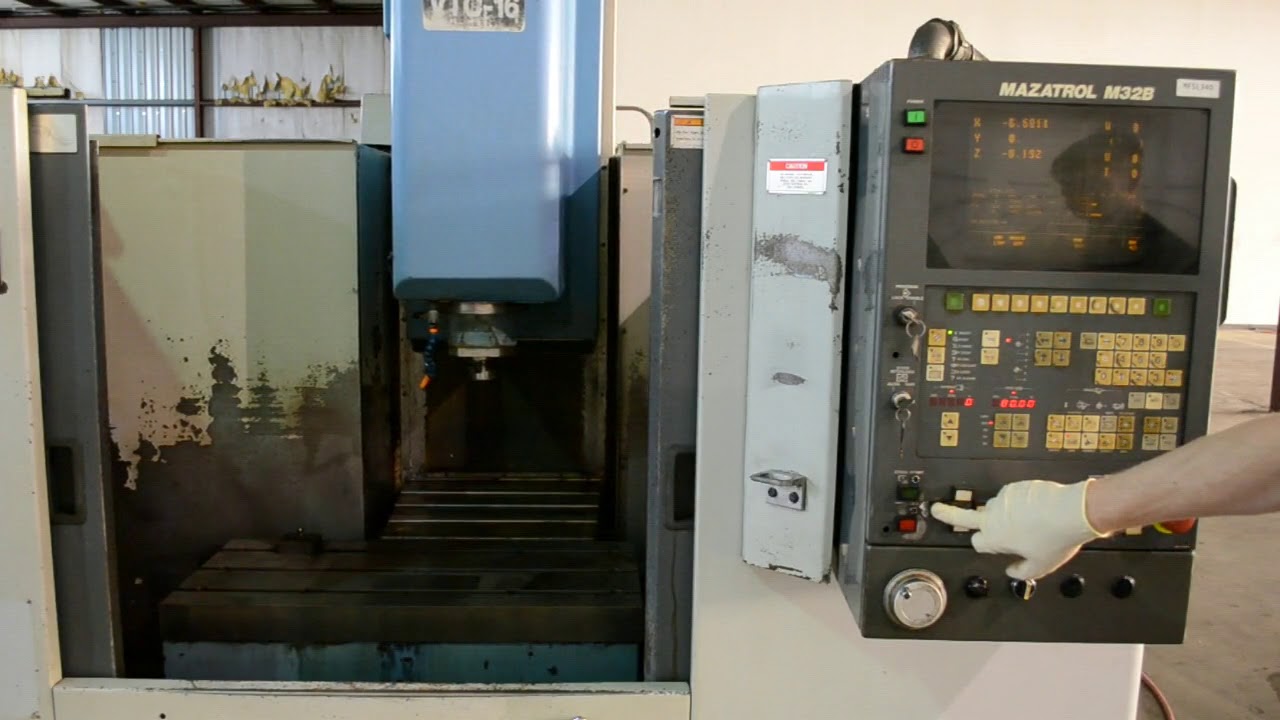 Mazak VTC-16A Vertical Machining Center, Mazatrol M32B Control