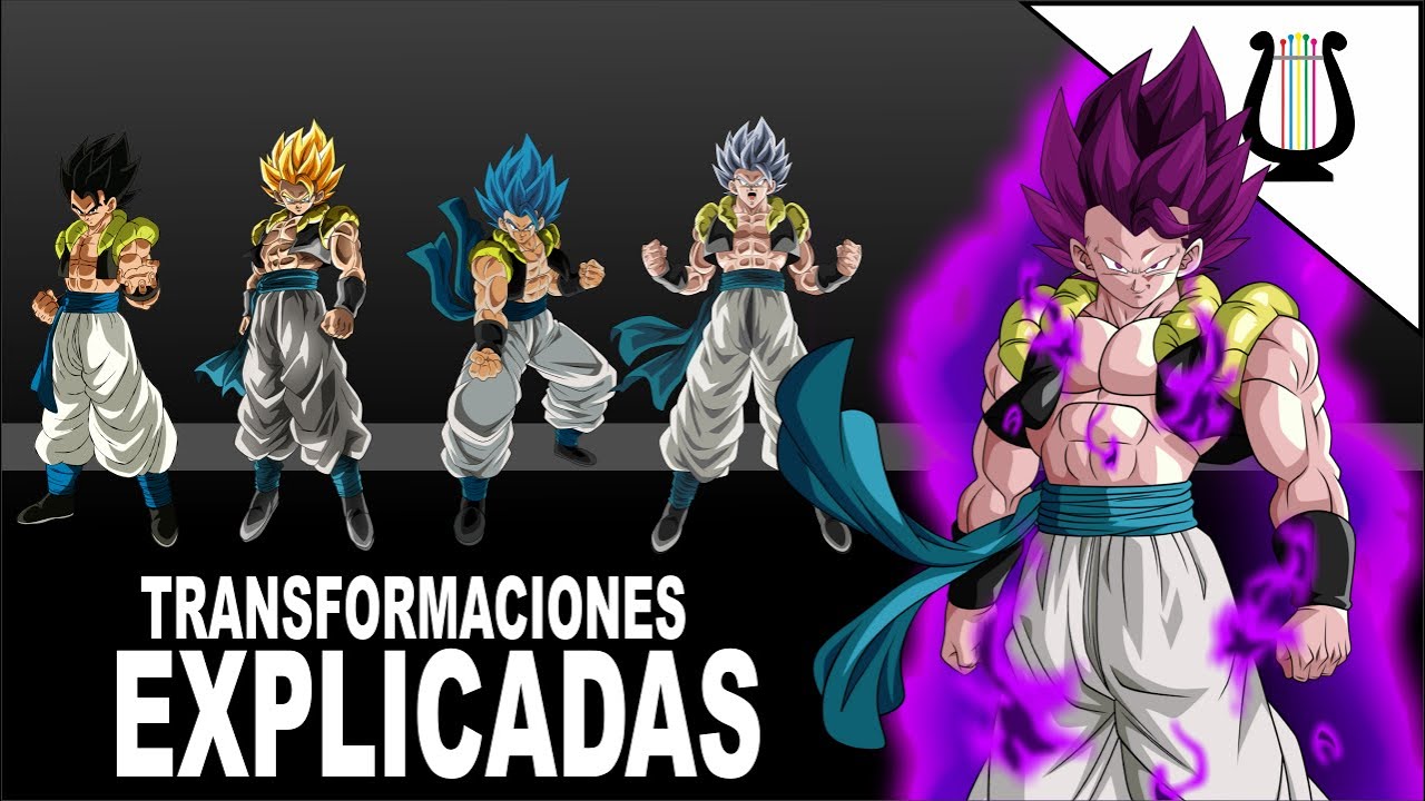 TODAS las Transformaciones de Gogeta, de la mas debil a la mas Poderosa - Dragon Ball Super