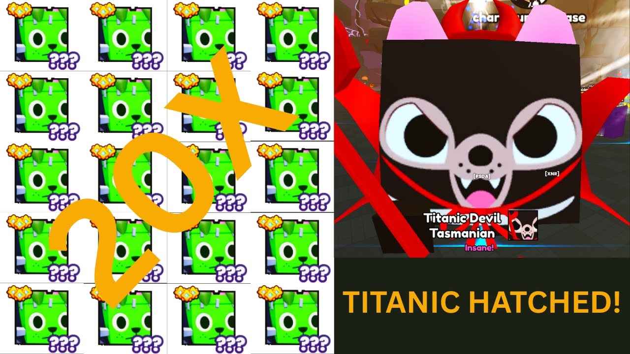 *I HATCHED* NEW TITANIC DEVIL TASMANIAN IN PS99 ⭐🐶