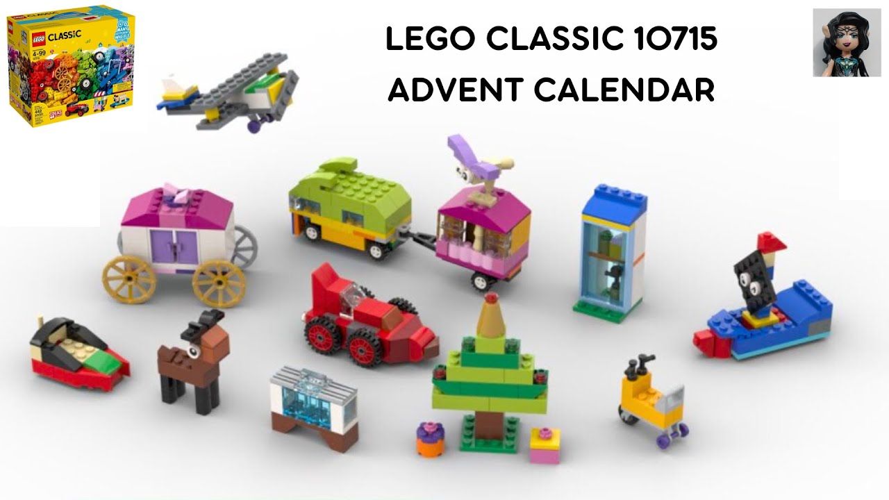 ADVENT CALENDAR mini Lego classic 10715 ideas How to build easy