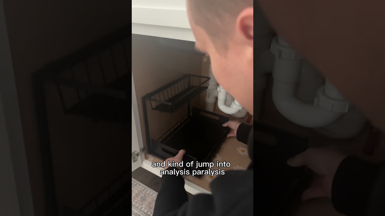 Cleaning and organizing underneath the sink | Day 3/30 of my Spring Cleaning Spree #home #cleaning