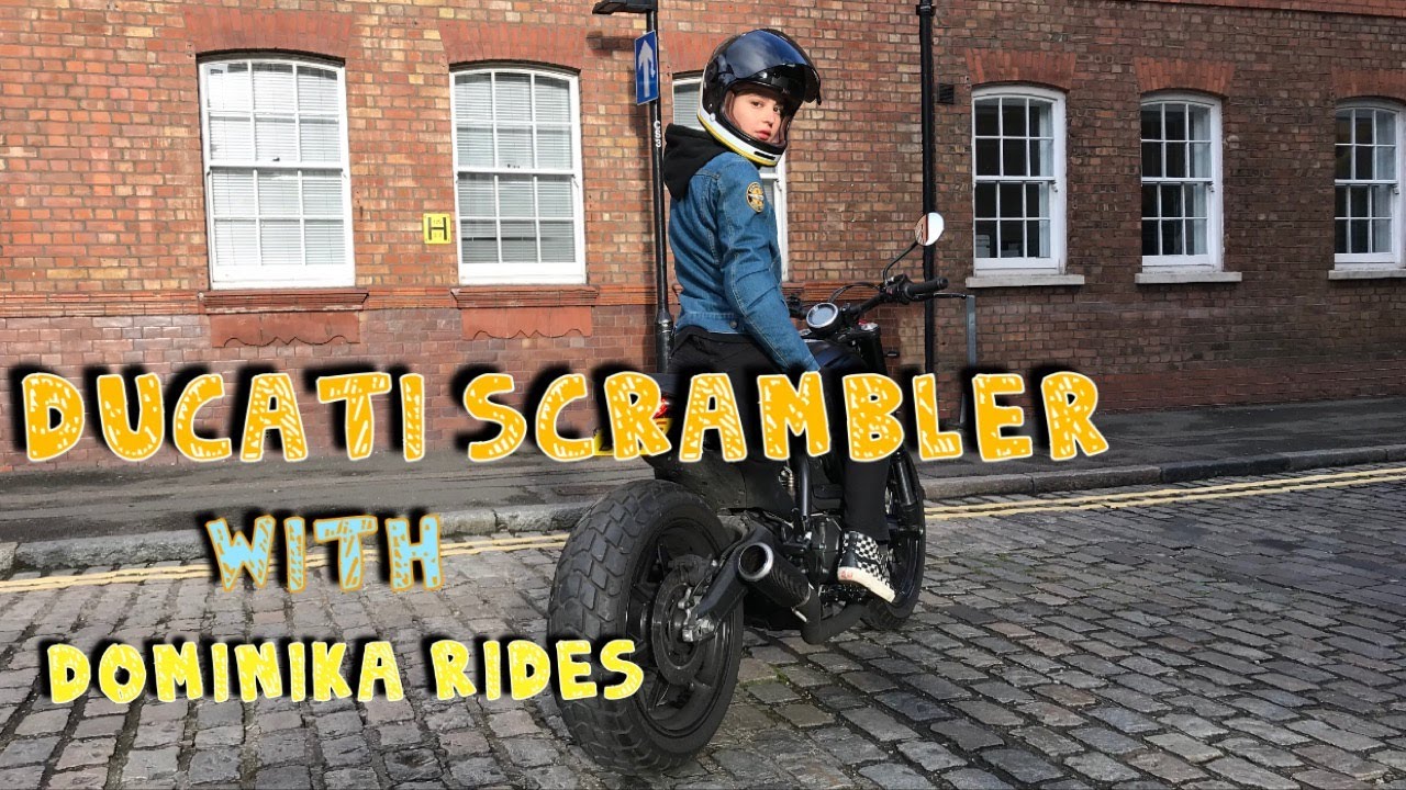 Ducati Scrambler with Dominika Rides
