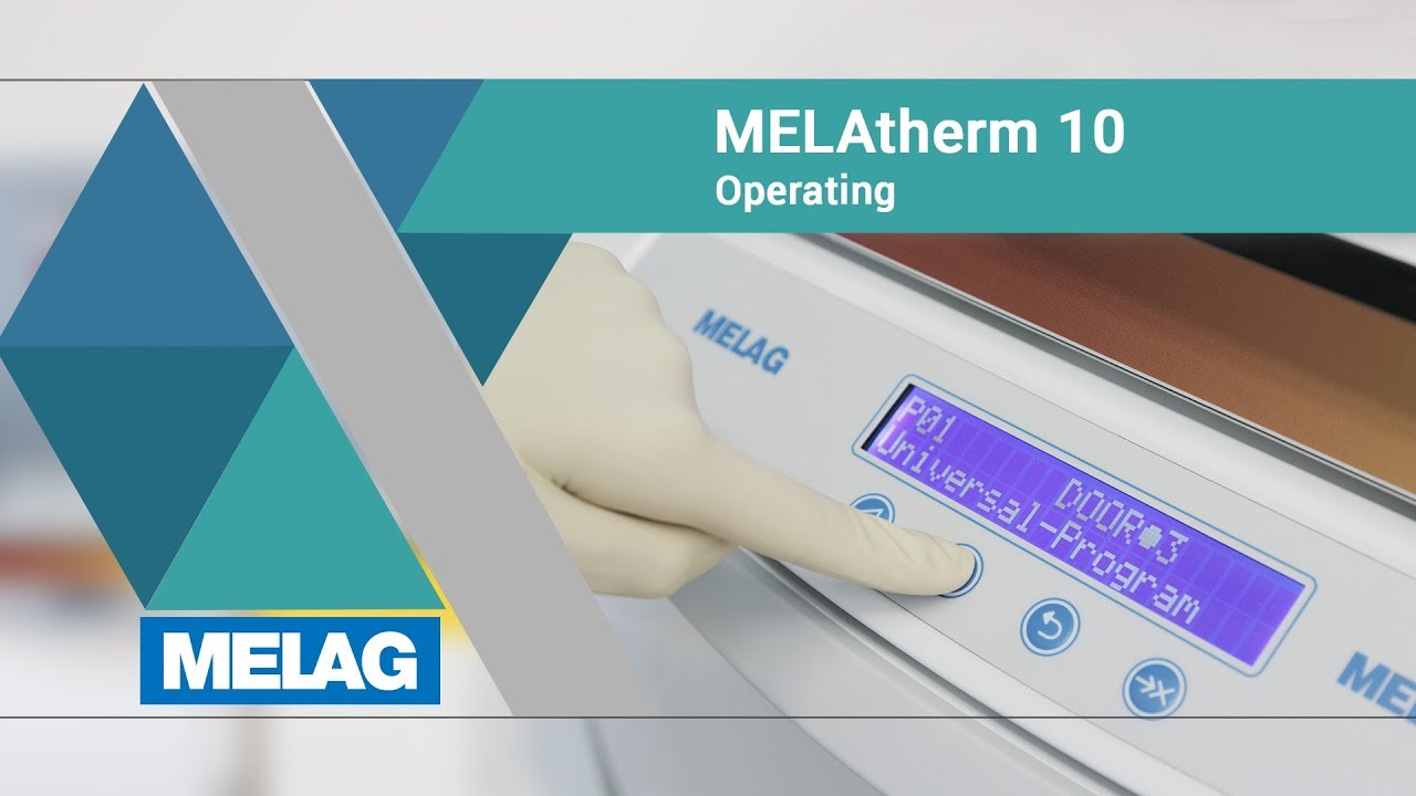 How to operate a Washer Disinfector machine | MELAG MELAtherm 10 Tutorial