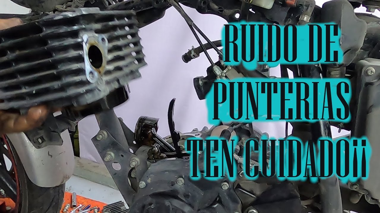 mi moto le suenan las punterias, como corregir ruido extraño yamaha fz 2.0, esta desvielada???