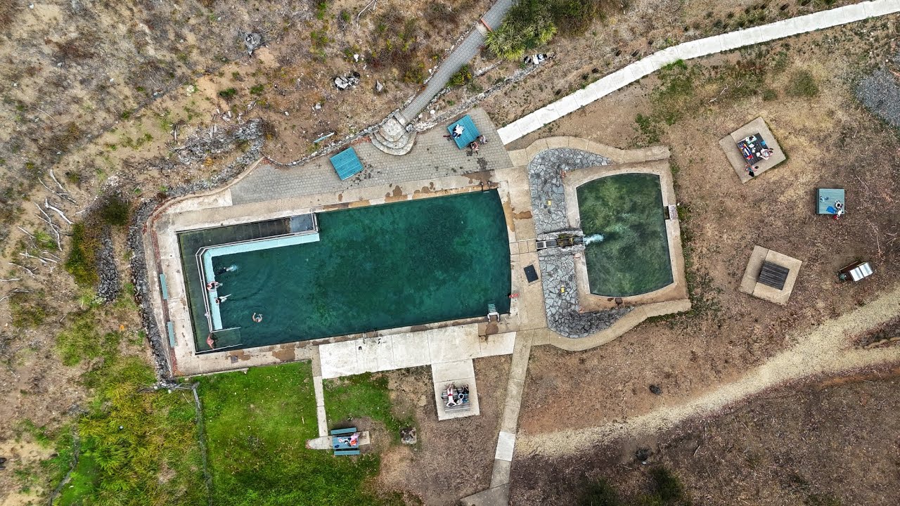 Yarrangobilly from above #ThernalPool #Pool #♨️