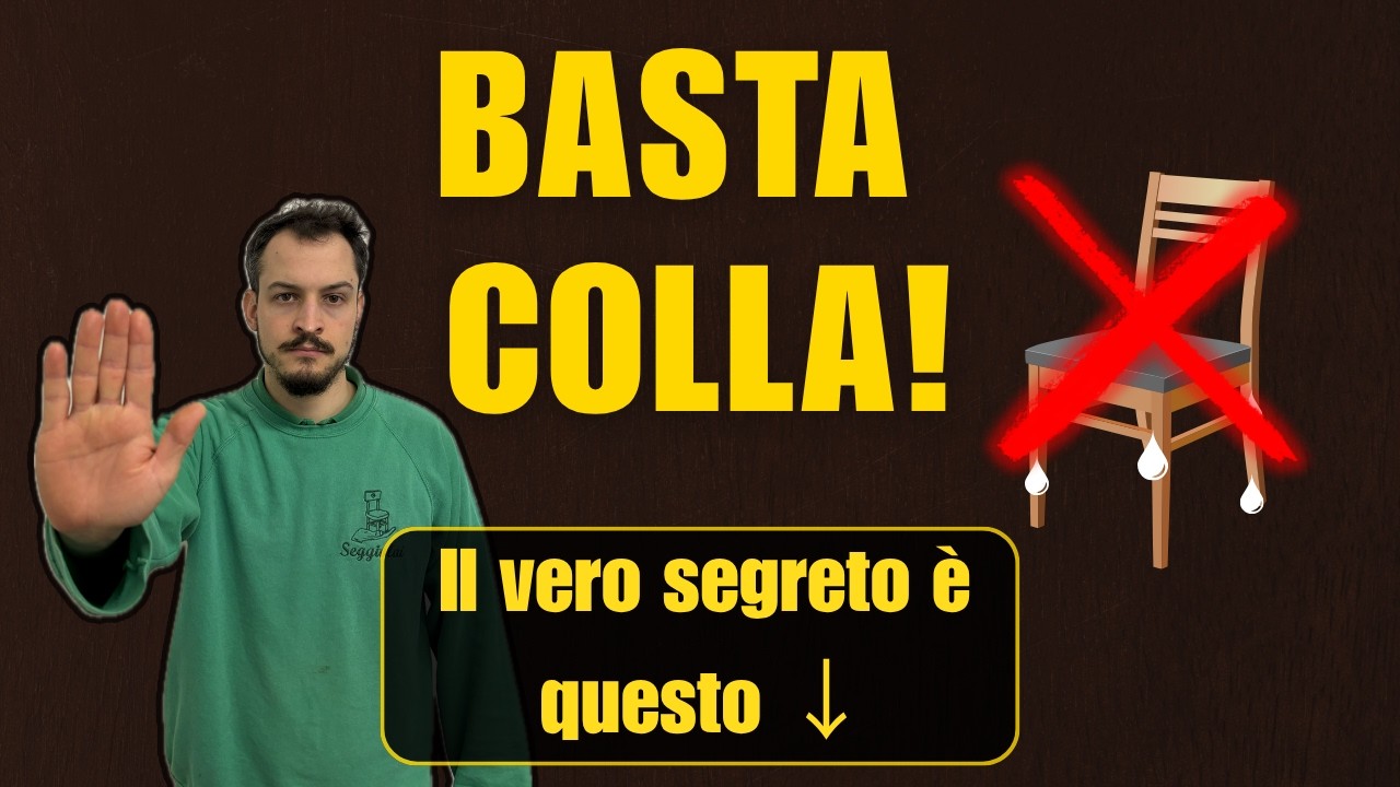 Restauro Sedie: La Colla Non Basta! Ecco il Metodo Professionale che Funziona