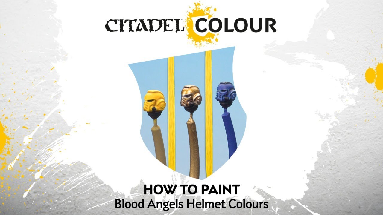 How to Paint Space Marines: Blood Angels Helmet Colours