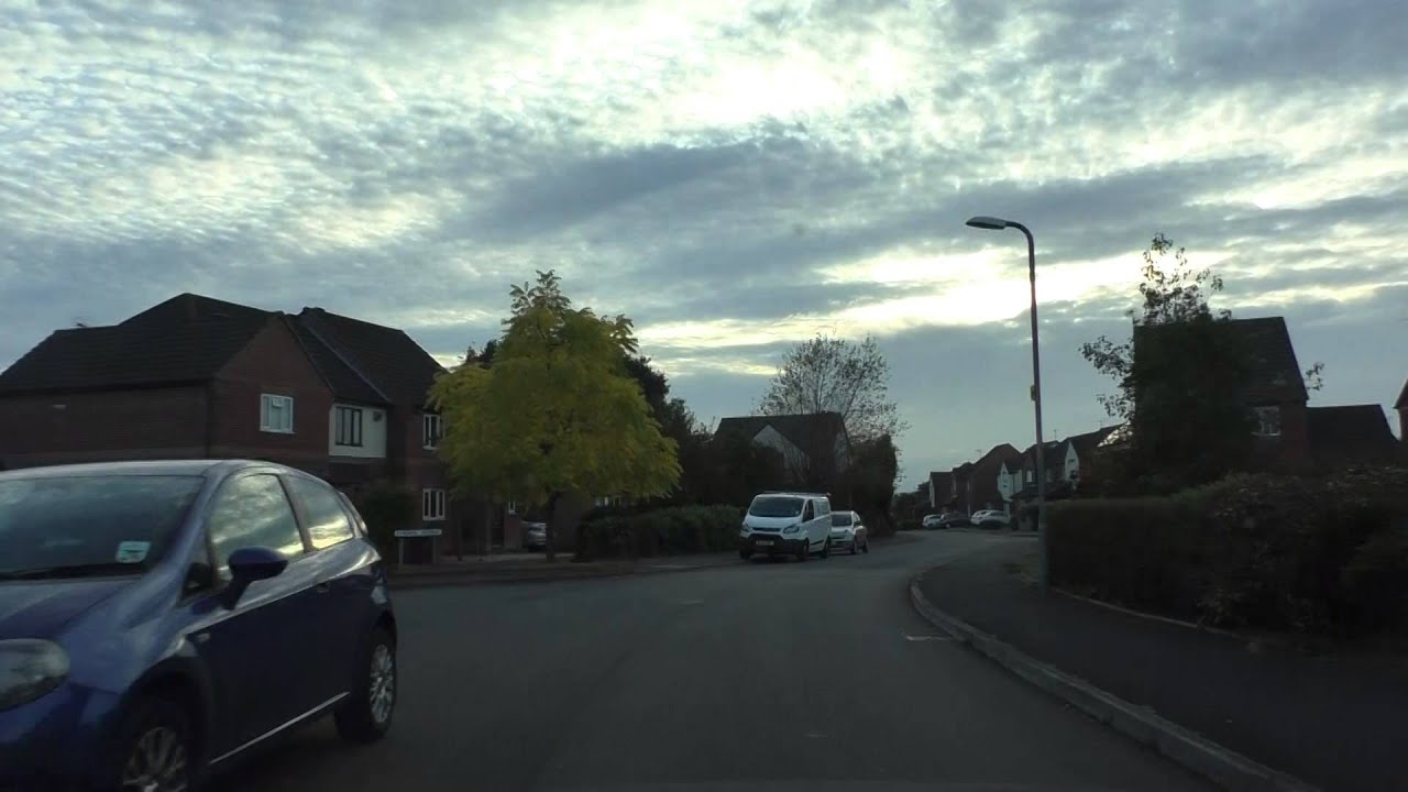 Driving On Farne Avenue & Bala Way, St Peter's, Worcester, Worcestershire, England