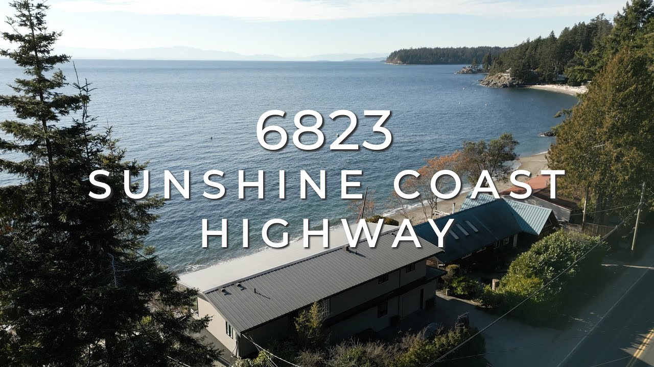 6823 Sunshine Coast Hwy, Waterfront Property for sale in Sechelt