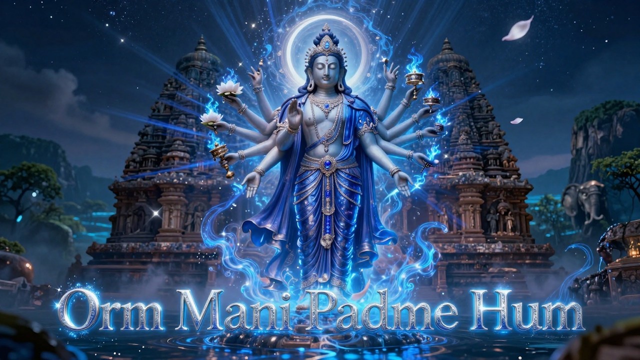 Om Mani Padme Hum 🙏 Avalokiteshvara's Embrace at Kailasa